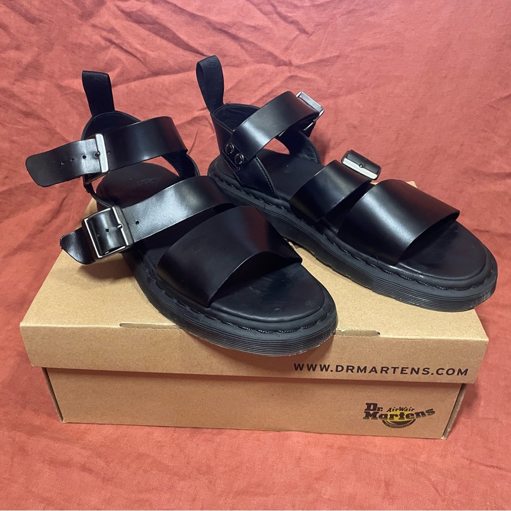 Dr. Martens Black Gryphon Sandals